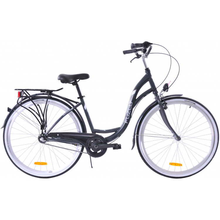 Mestský bicykel 28 Fuzlu Nevada S-3 Grafitová